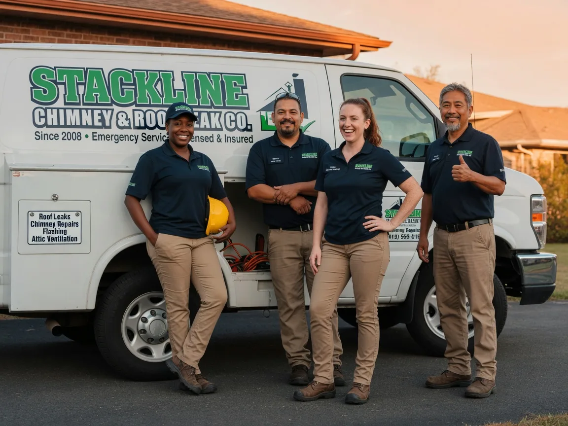 Chimney flashing repair company in Bloomington, CA